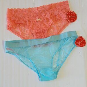 NWT Panties. Set of 2. Size Large